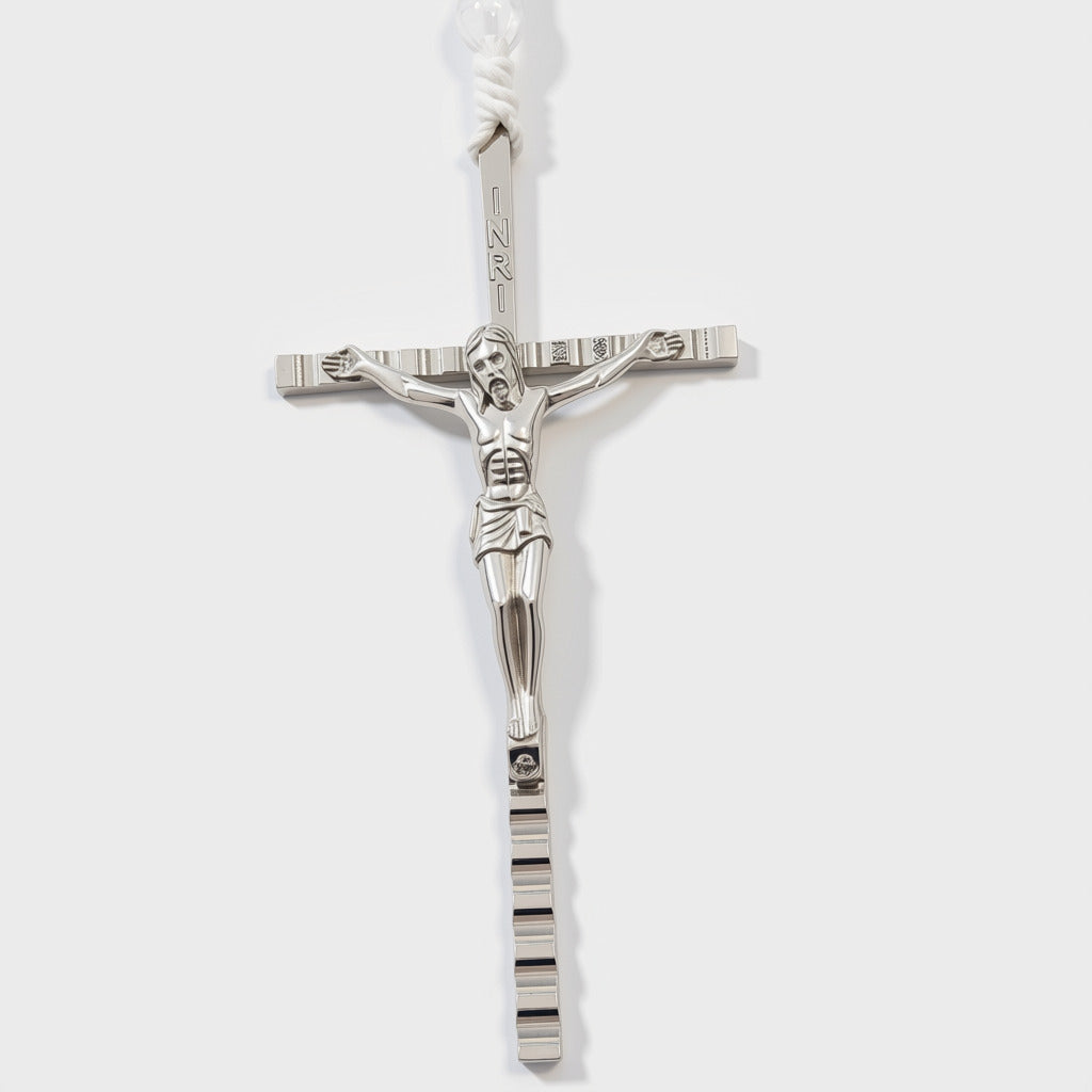 Jesus Cross Crystal Rosary