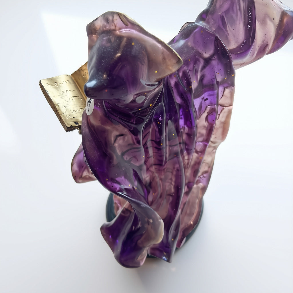Saint of Wisdom Resin Statue Purple