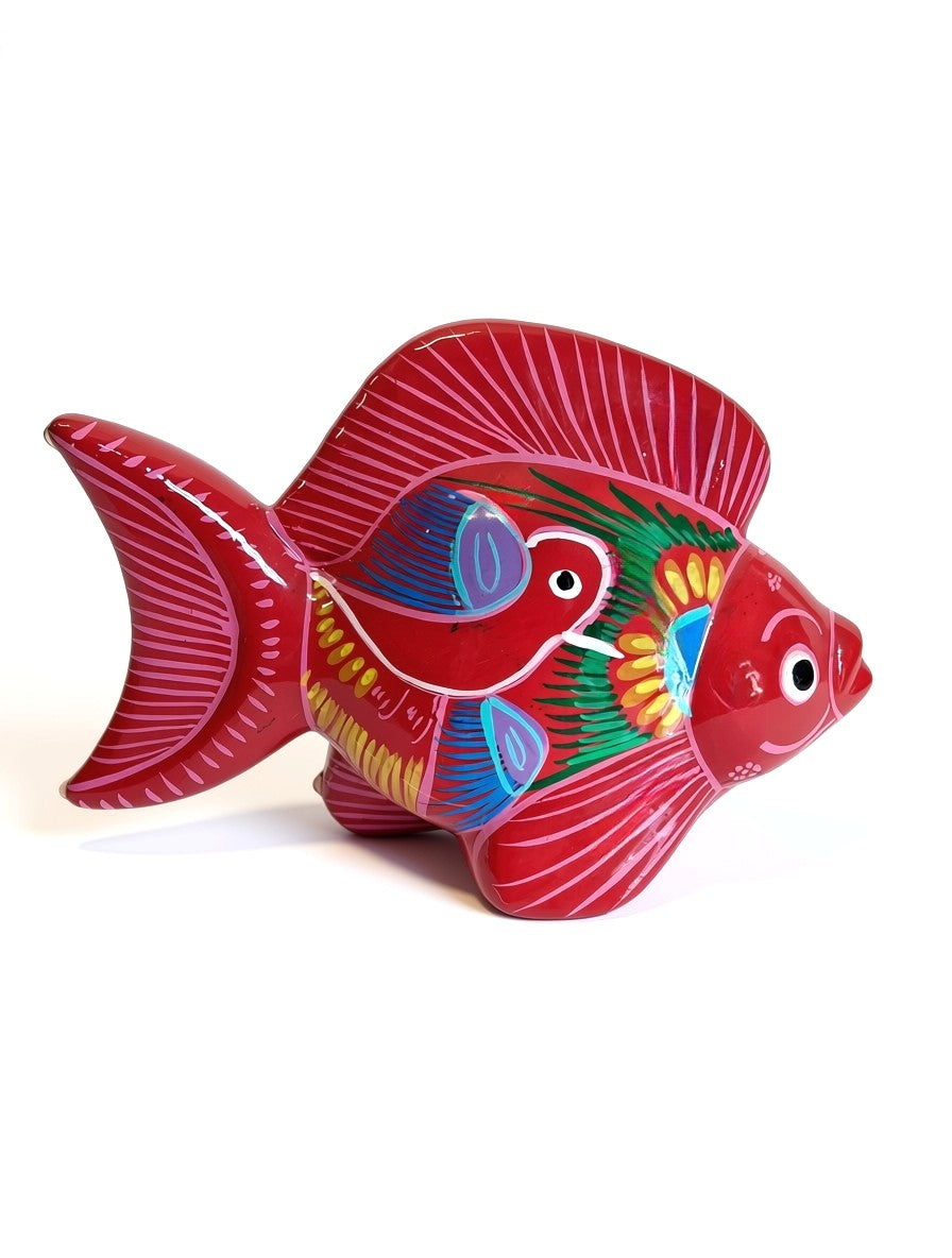 Red Fish Talavera Handemade