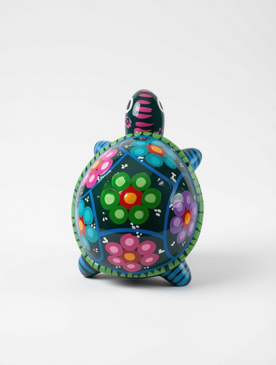 Talavera Turtle Dark Green Small
