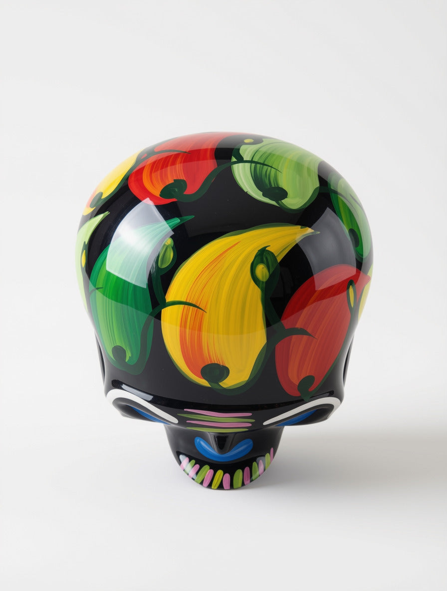 Day of Dead Skull Black
