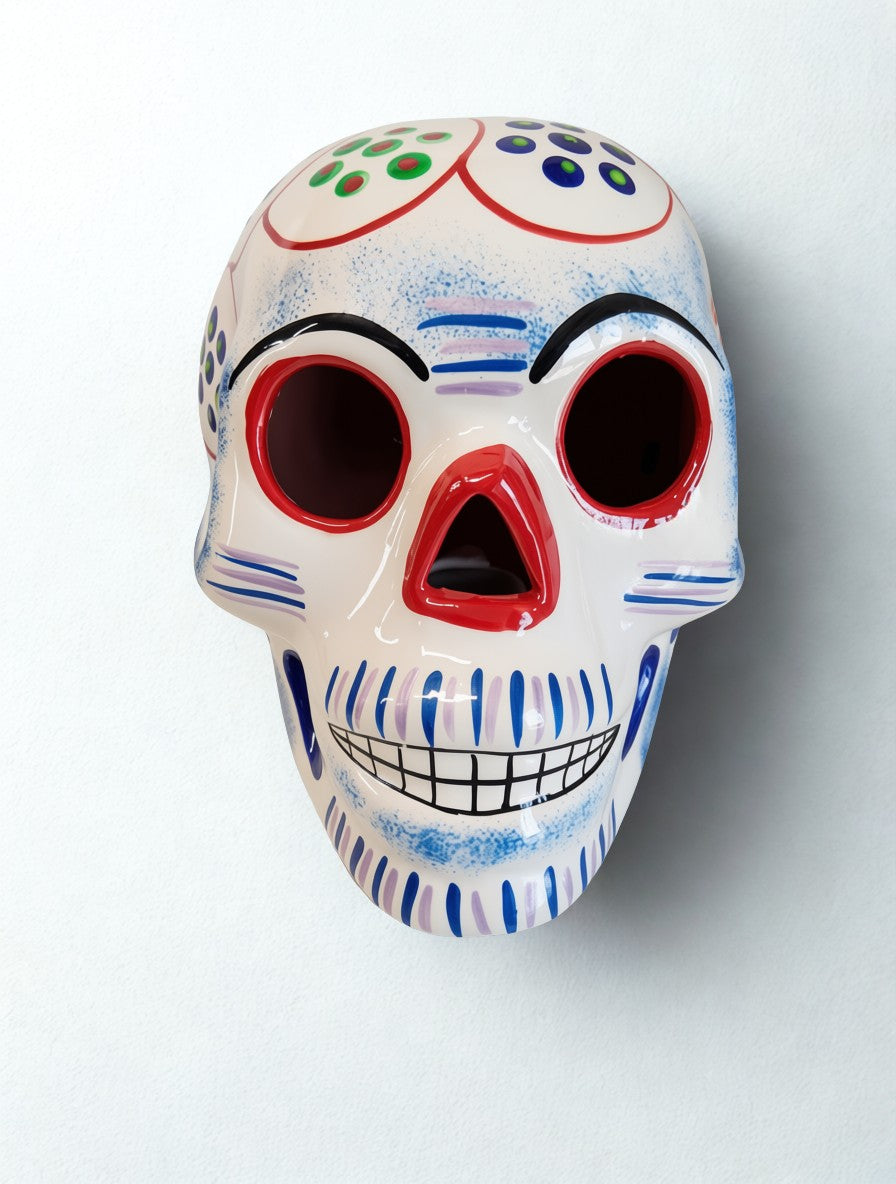 Day of the Dead Skull White