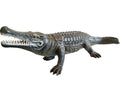 Alligator Metal Statue